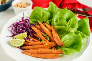 baked sweet potato French fries