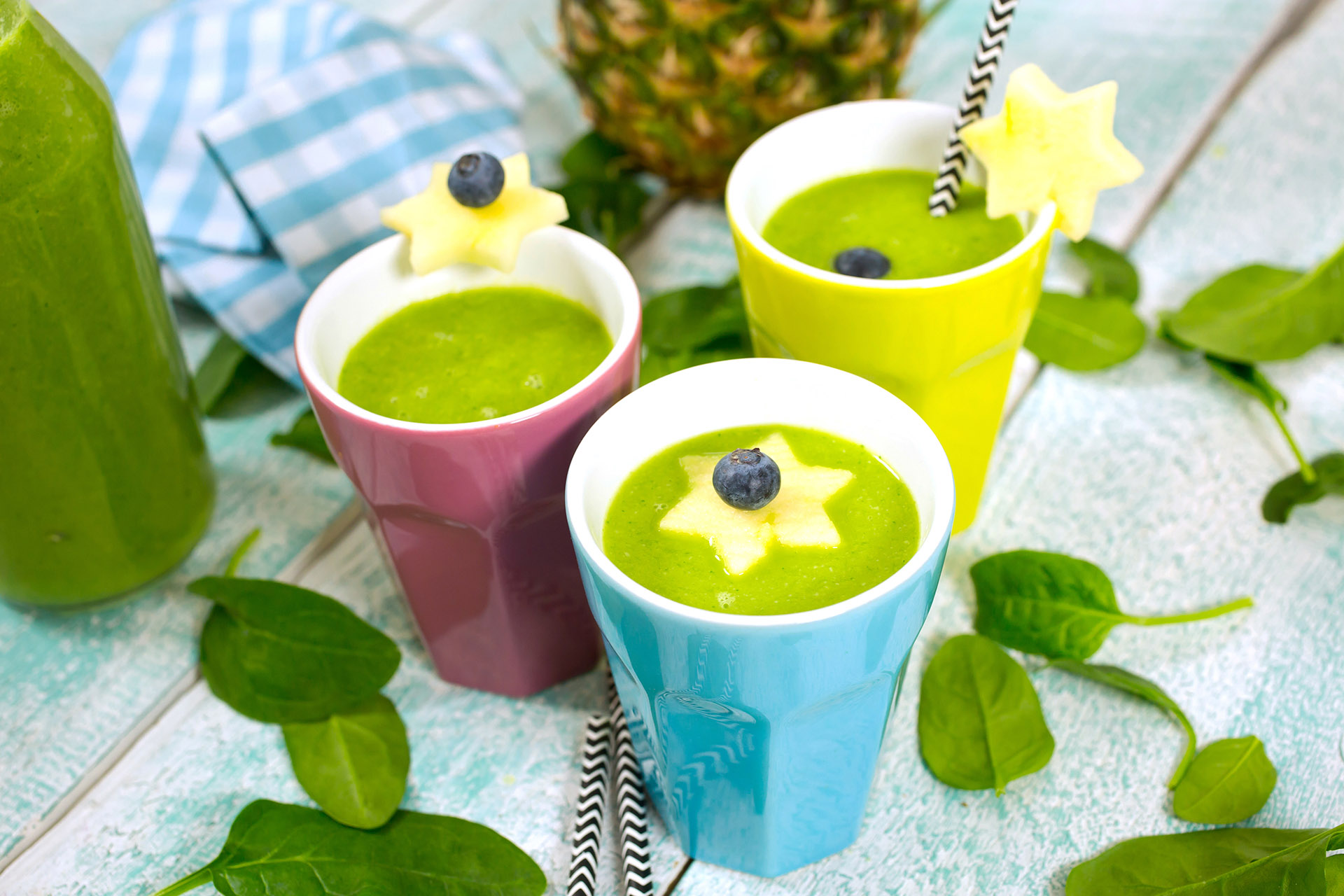 Exotic Smoothie with Pineapple and Mango